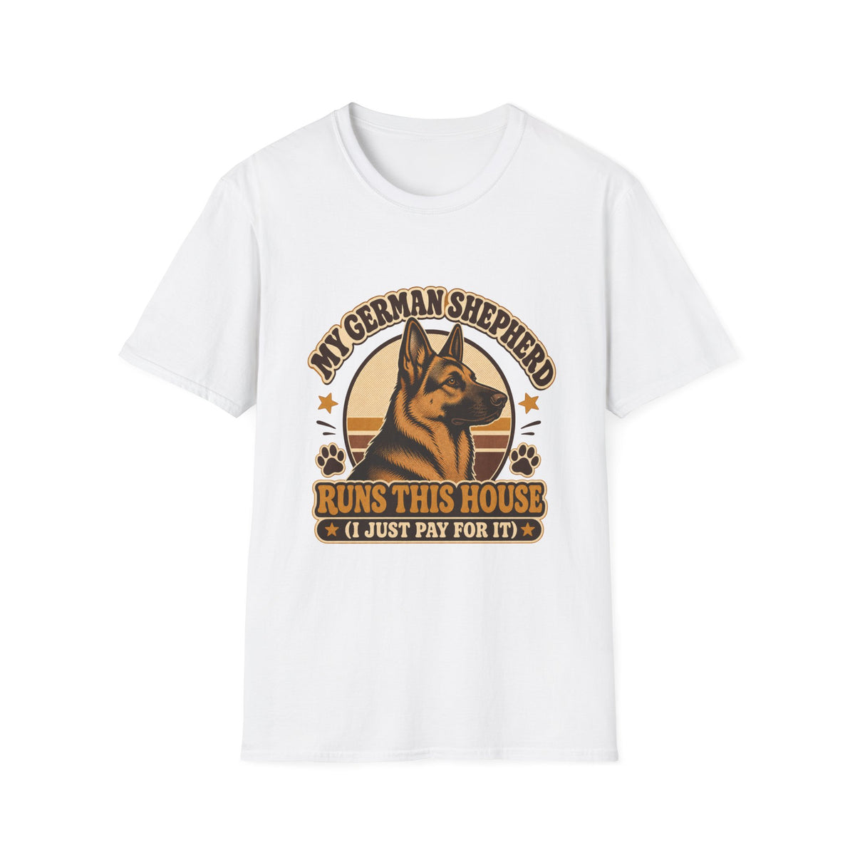 My German Shepherd Runs This House T-Shirt