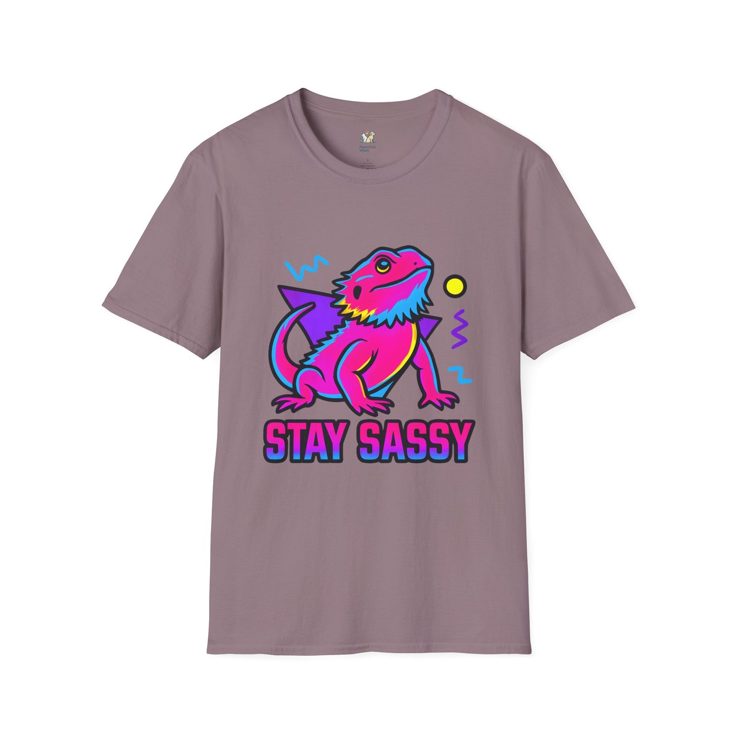 Neon Lizard Illustration T-Shirt