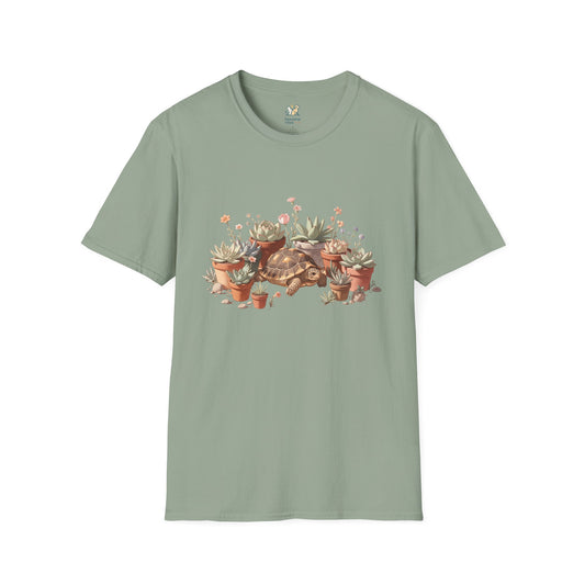 Tortoise Amid Succulents T-Shirt