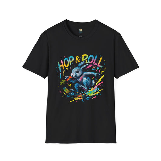 Hop and Roll RabbitT-Shirt