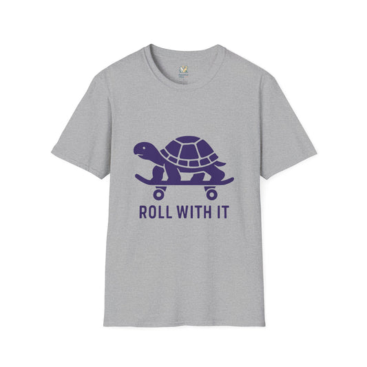 Roll With ItTurtle on Skateboard T-Shirt
