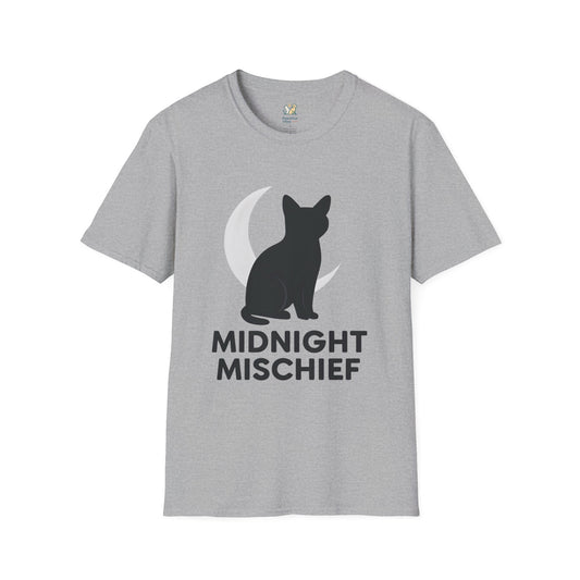 Midnight Mischief Moonlit Cat T-Shirt