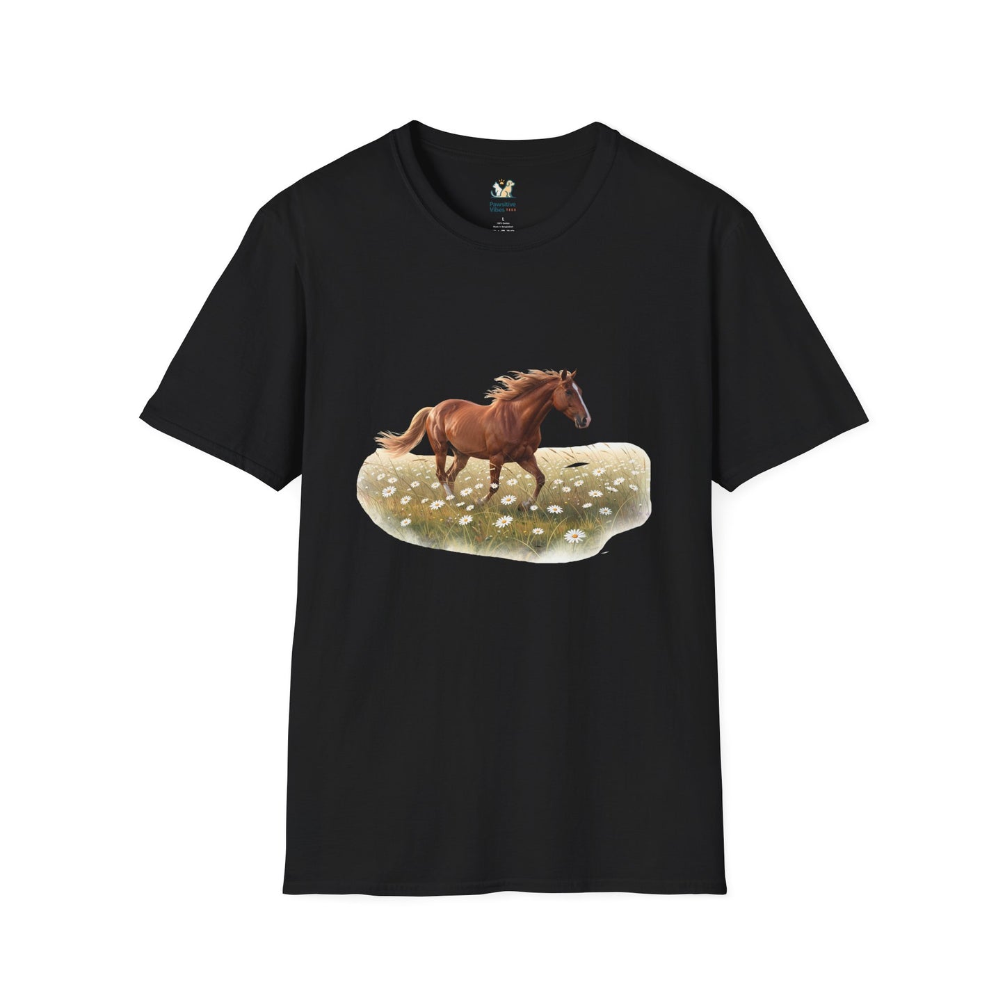 Horse Trotting In A Field T-Shirt