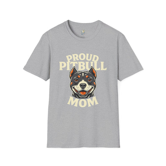 Proud Pitbull Mom T-Shirt
