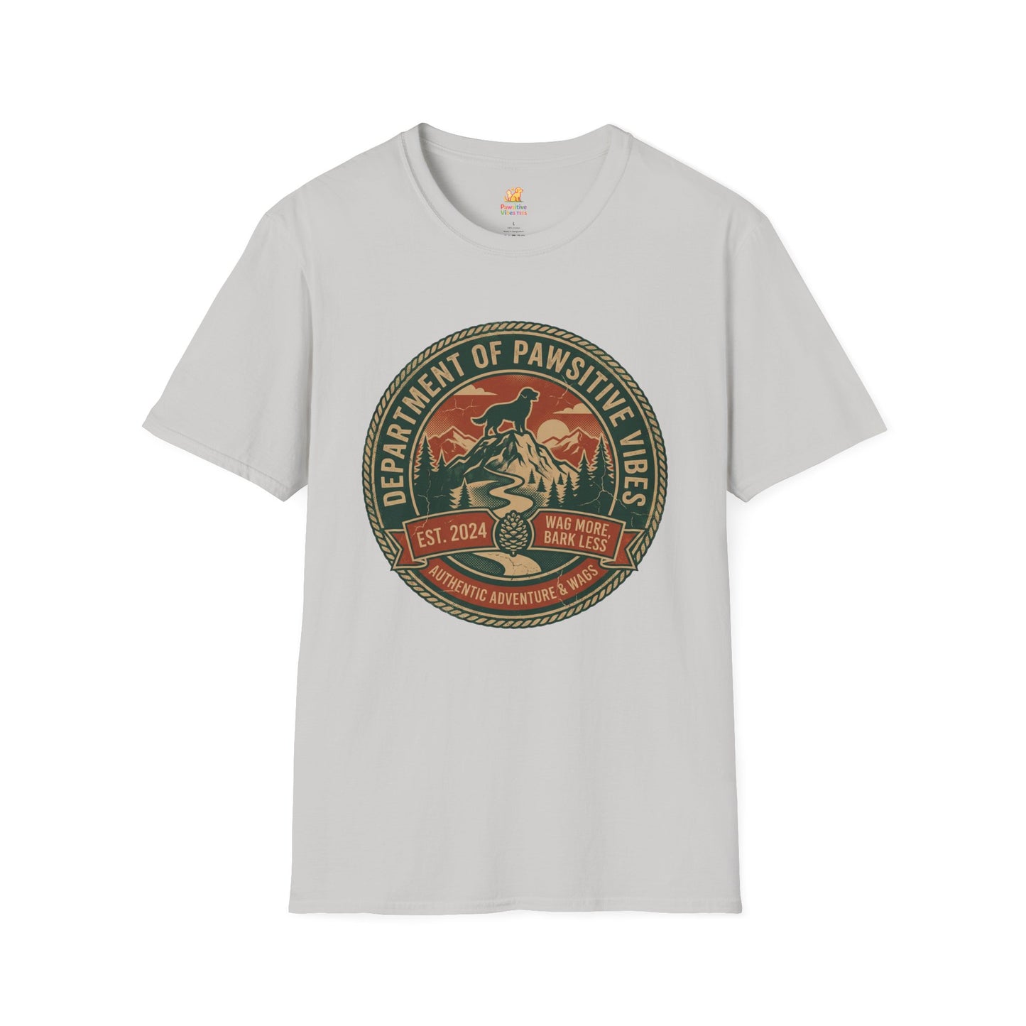 Department of Pawsitive Vibes T-Shirt