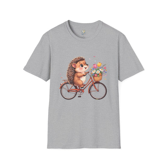 Hedgehog Riding A Bicycle T-Shirt