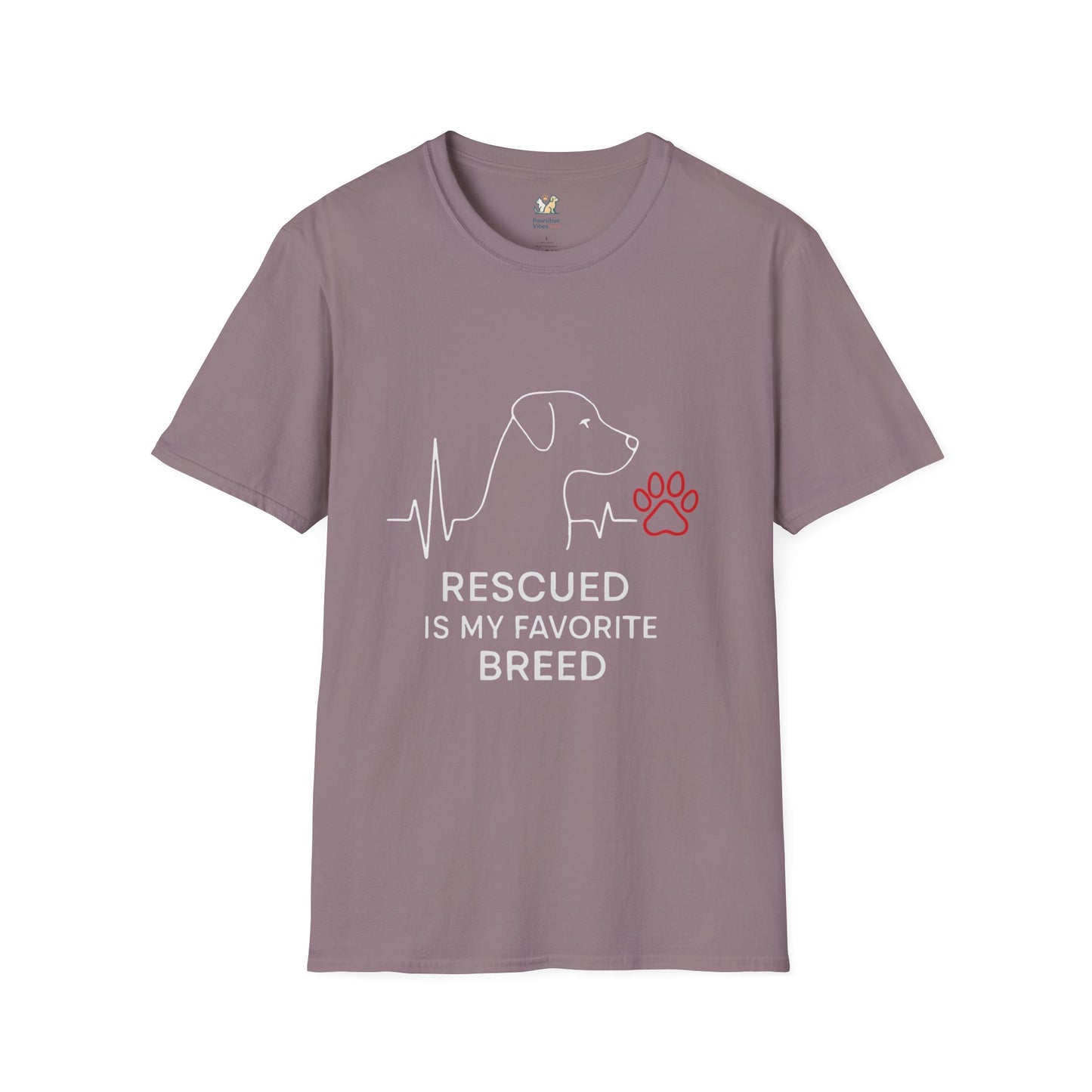 Rescued Is My Dog Breed T-Shirt