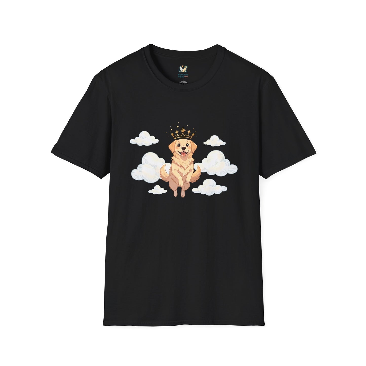 Golden Retriever In The Clouds T-Shirt