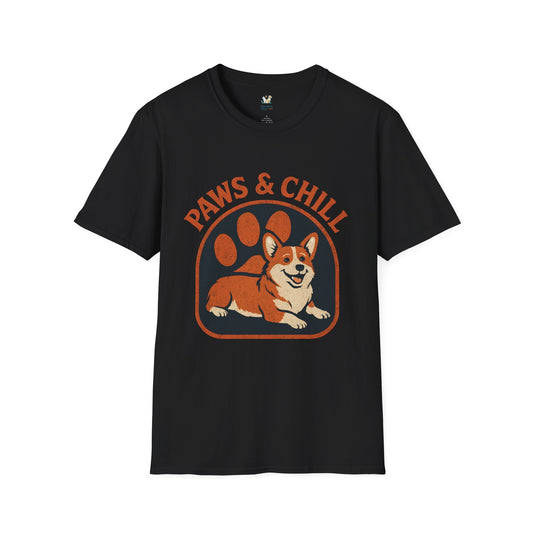 Corgi Paw Print T-Shirt