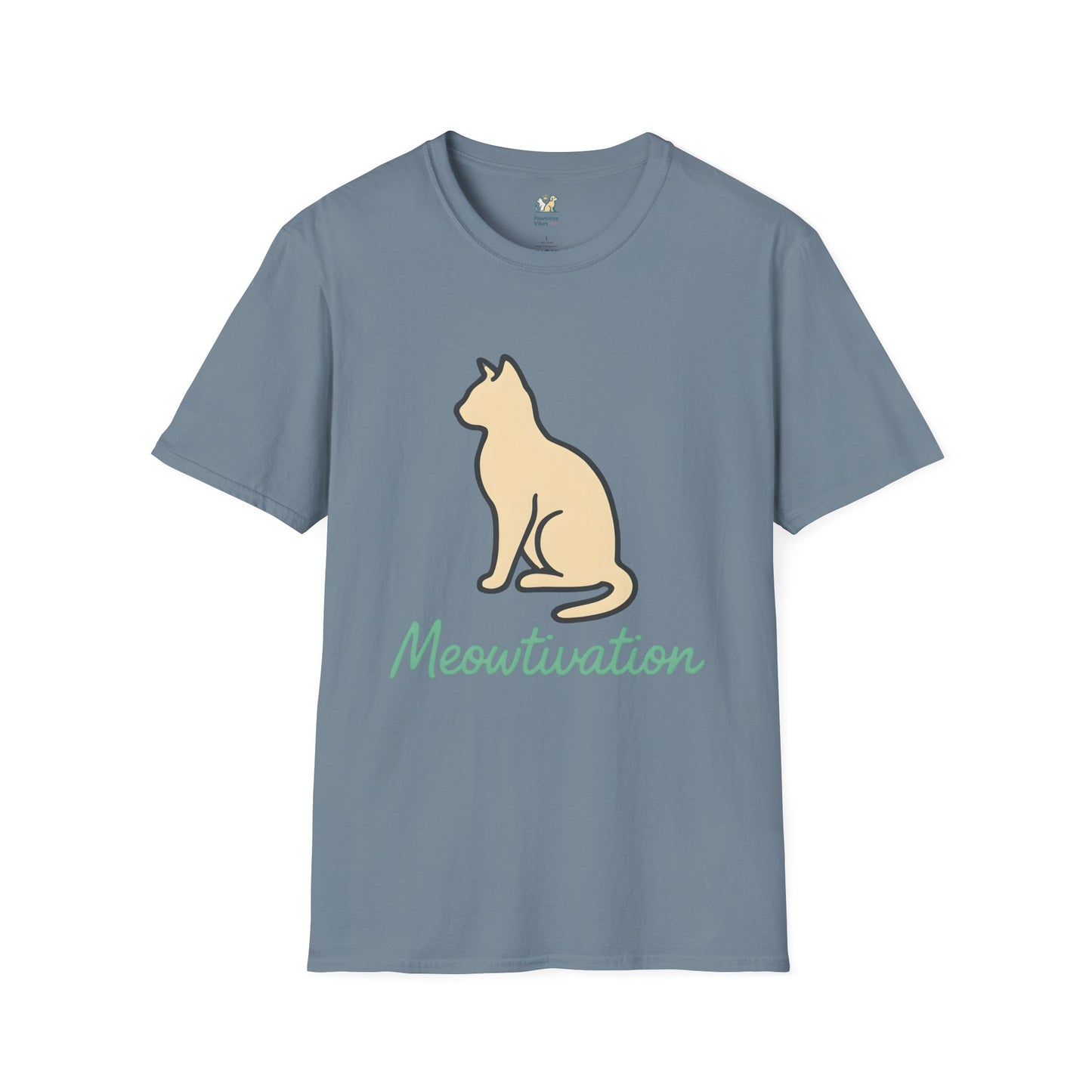 Meowtivation Cat Illustration T-Shirt