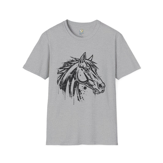 Grunge Horse Head T-Shirt