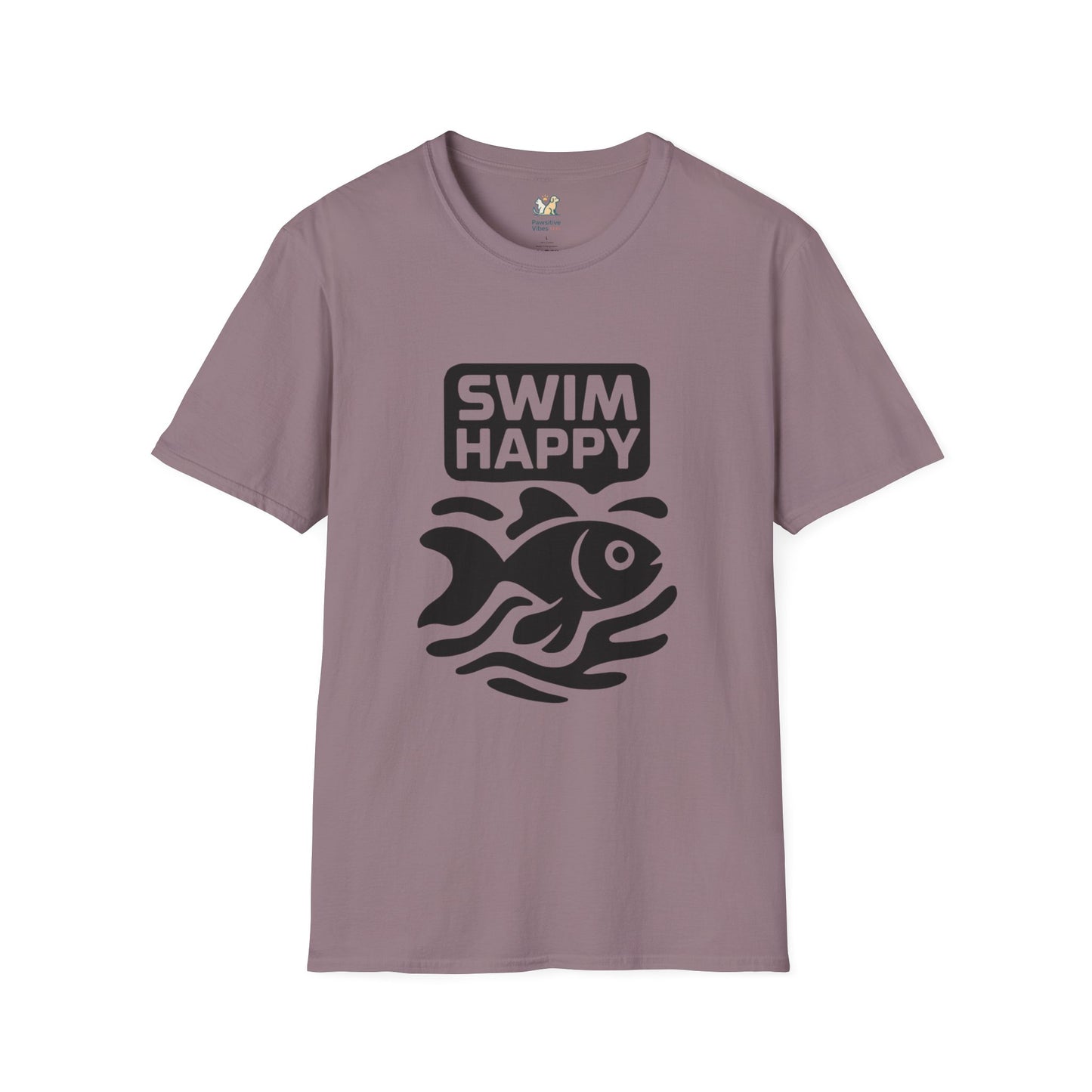 Swim Happy Dark silhouette Goldfish T-Shirt