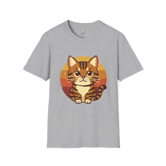 70s Tabby Cat Graphic T-Shirt