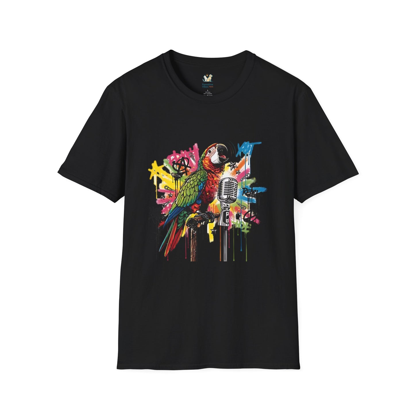 Punk Parrot Singing T-Shirt