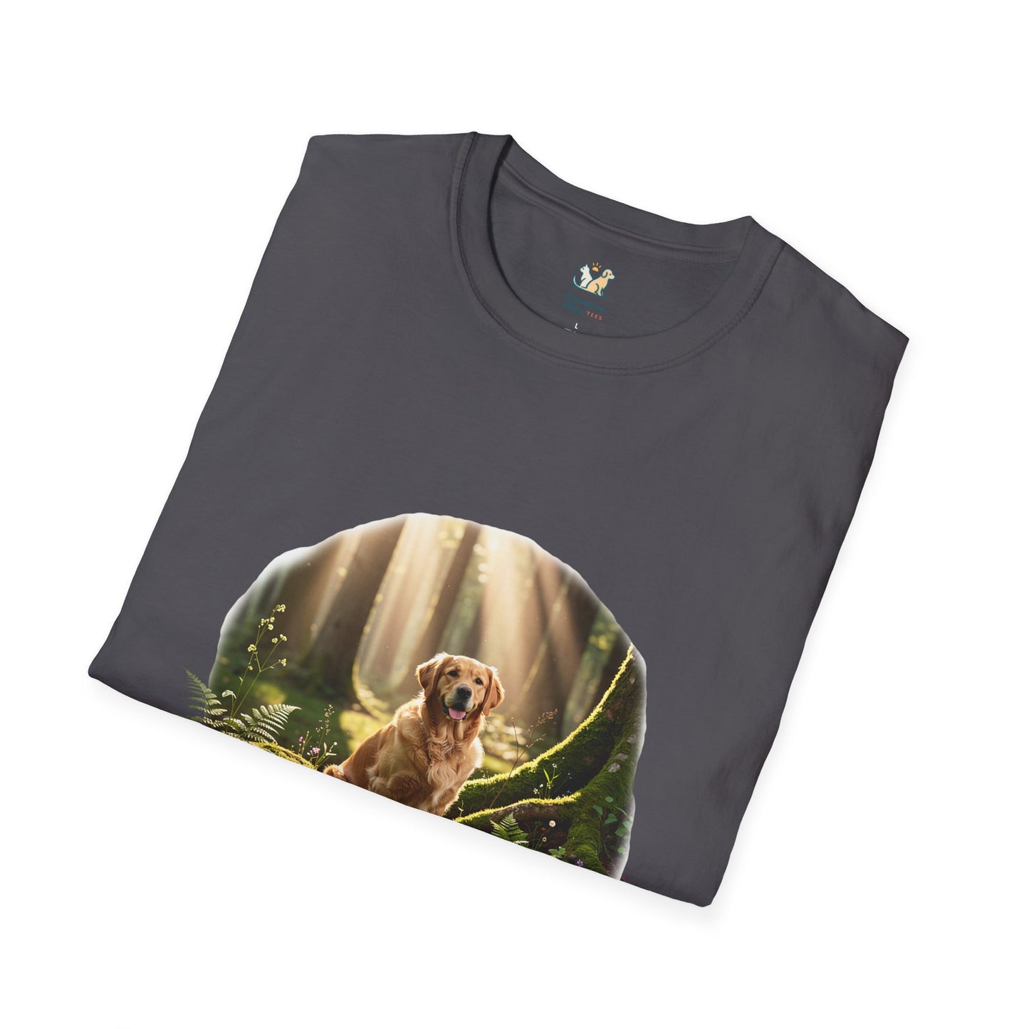 Golden Retriever In A ForestT-Shirt