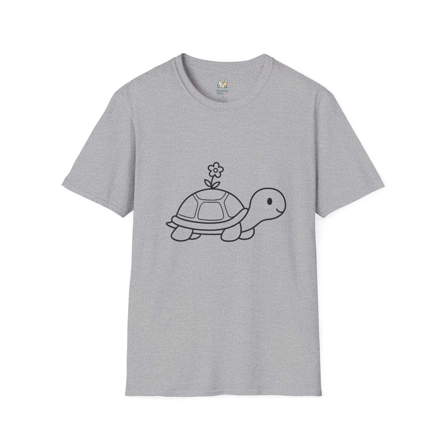 Turtle Line Art T-Shirt