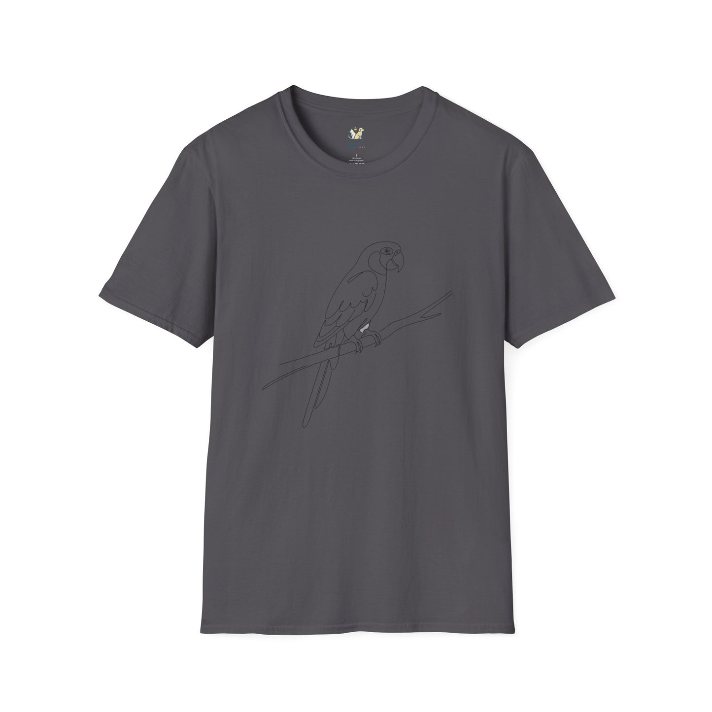Parrot Line Art T-Shirt
