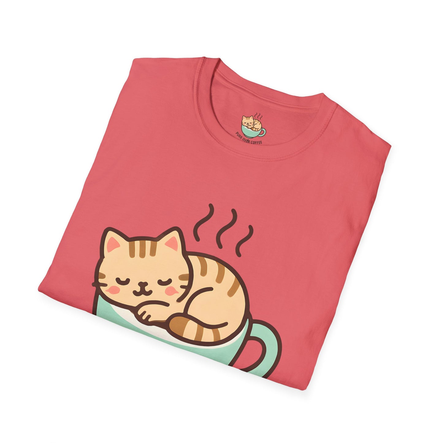 Cat in Coffee Cup T-Shirt