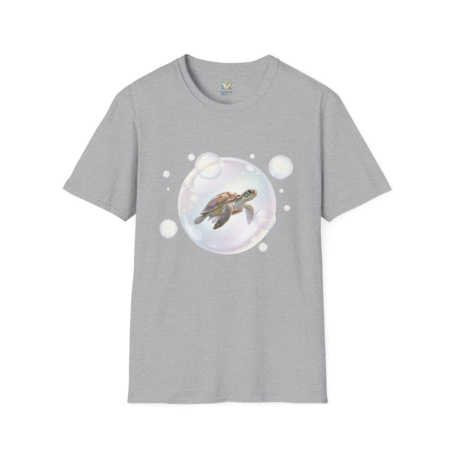 Turtle Floating In Bubble T-Shirt