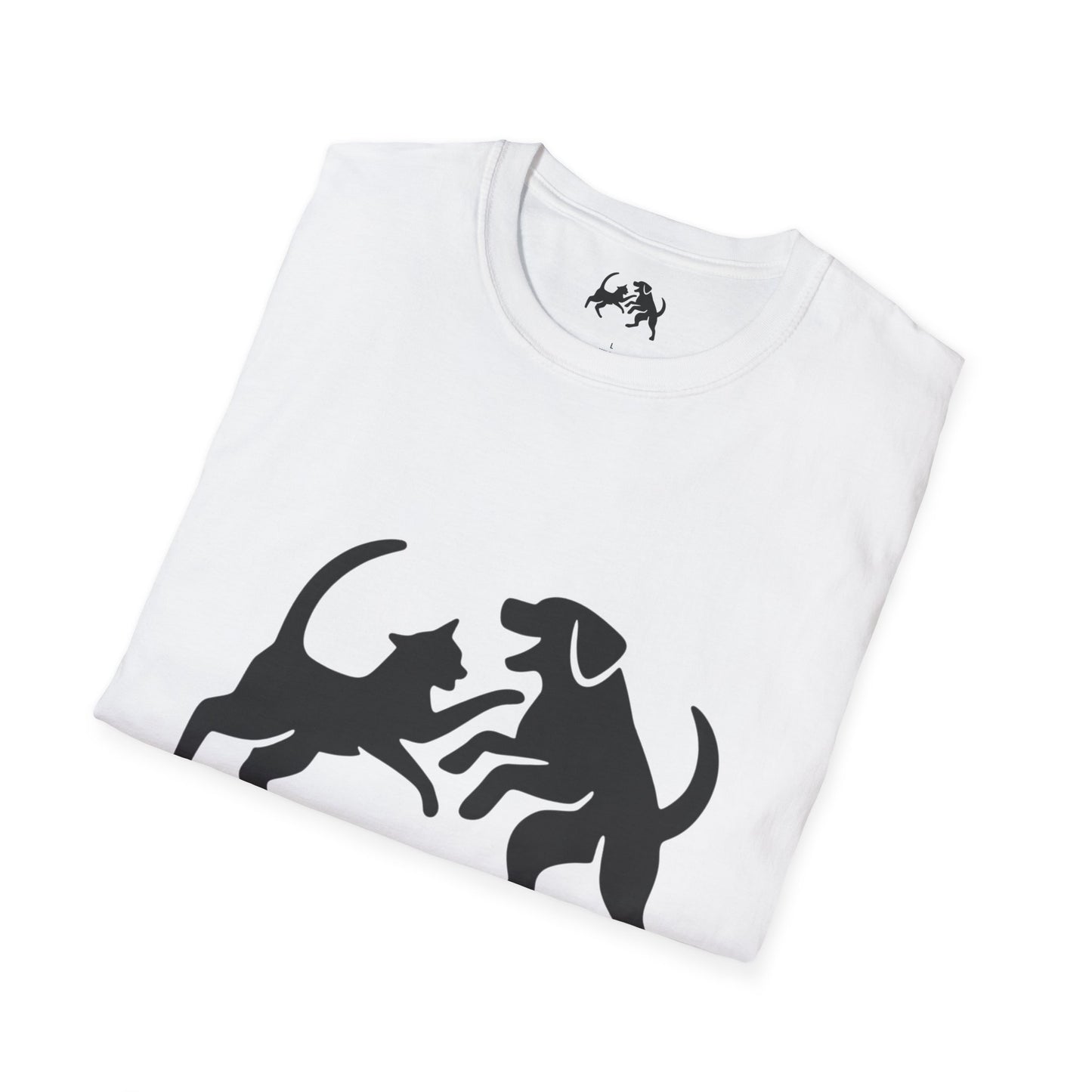 Cat and dog fight T-Shirt