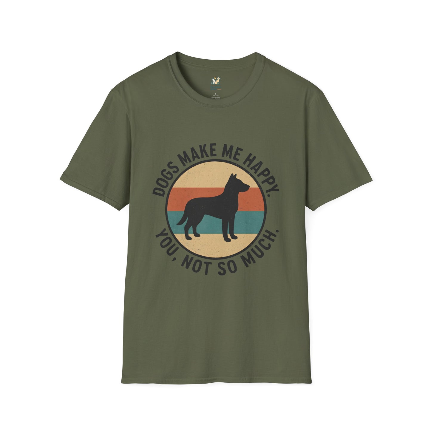 Dogs Make Me Happy T-Shirt