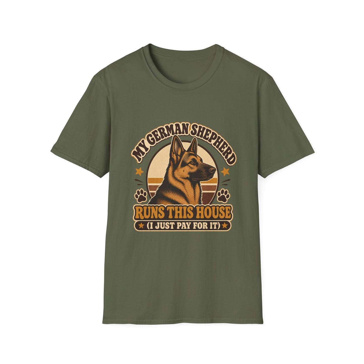 My German Shepherd Runs This House T-Shirt