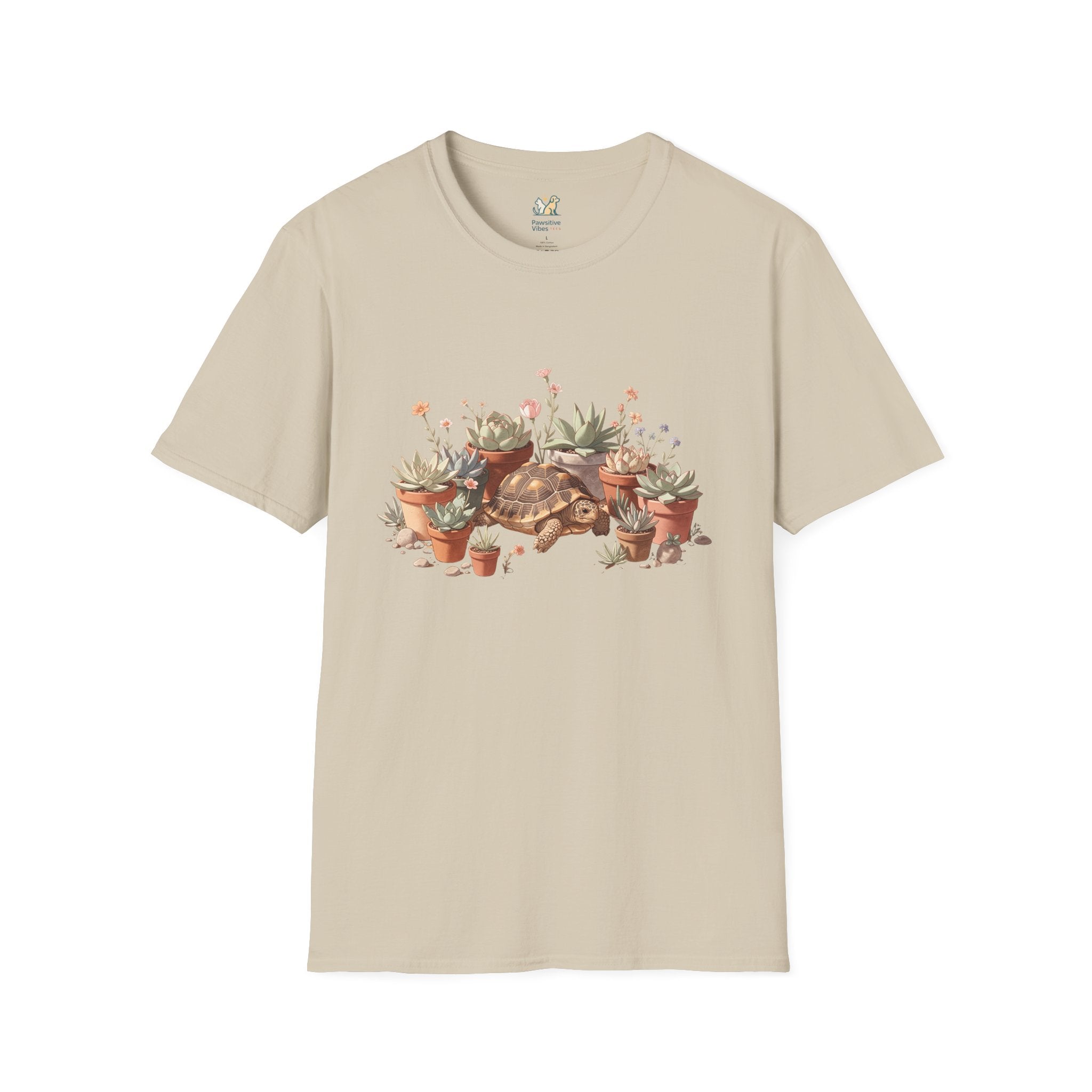 Tortoise Amid Succulents T-Shirt