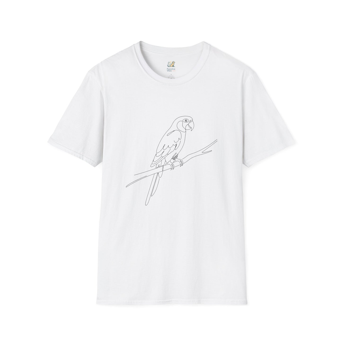 Parrot Line Art T-Shirt
