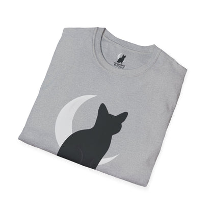 Midnight Mischief Moonlit Cat T-Shirt