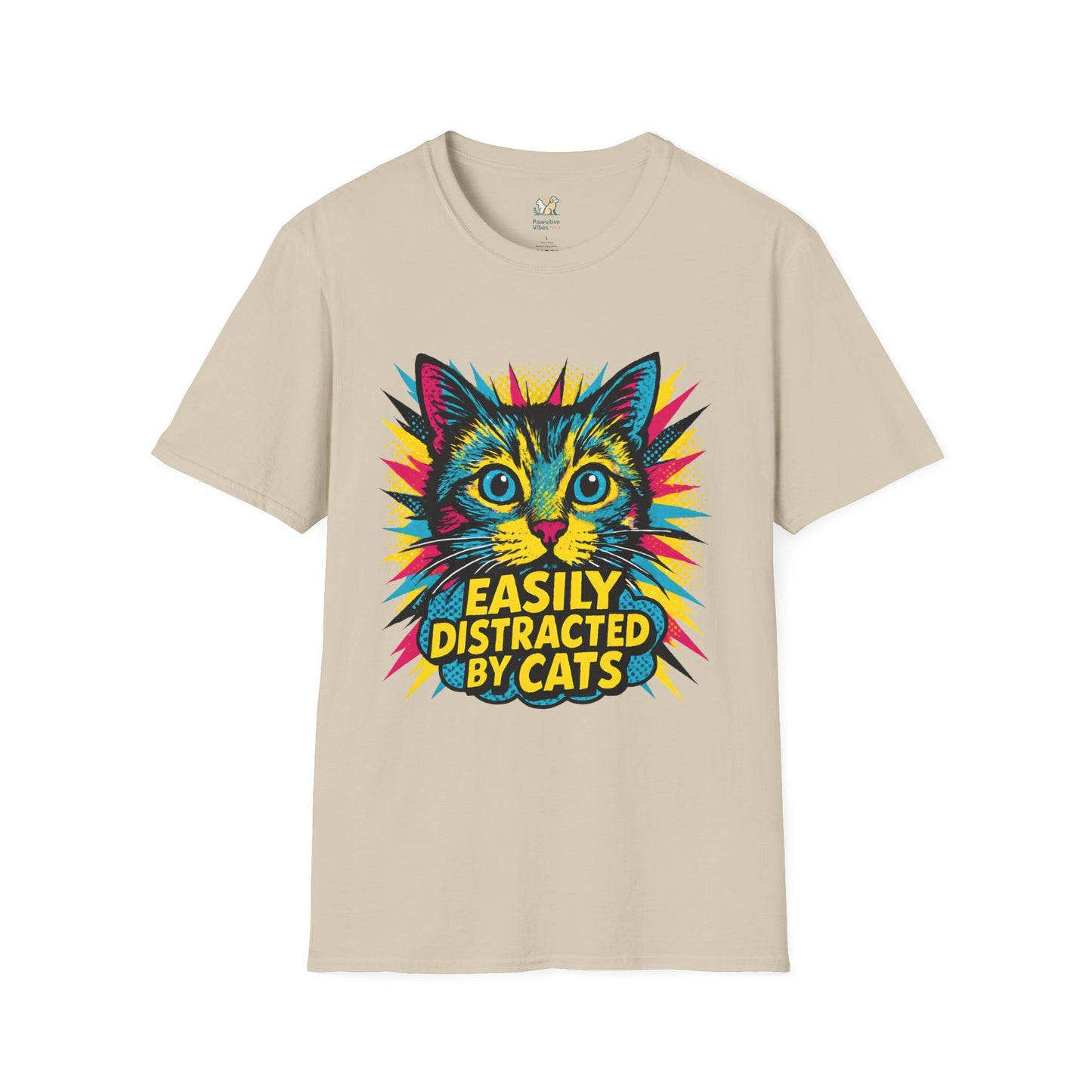Easily Distracted by Cats T-Shirt