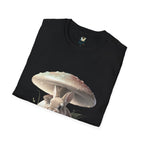 Fluffy Rabbit Beneath A Mushroom T-Shirt
