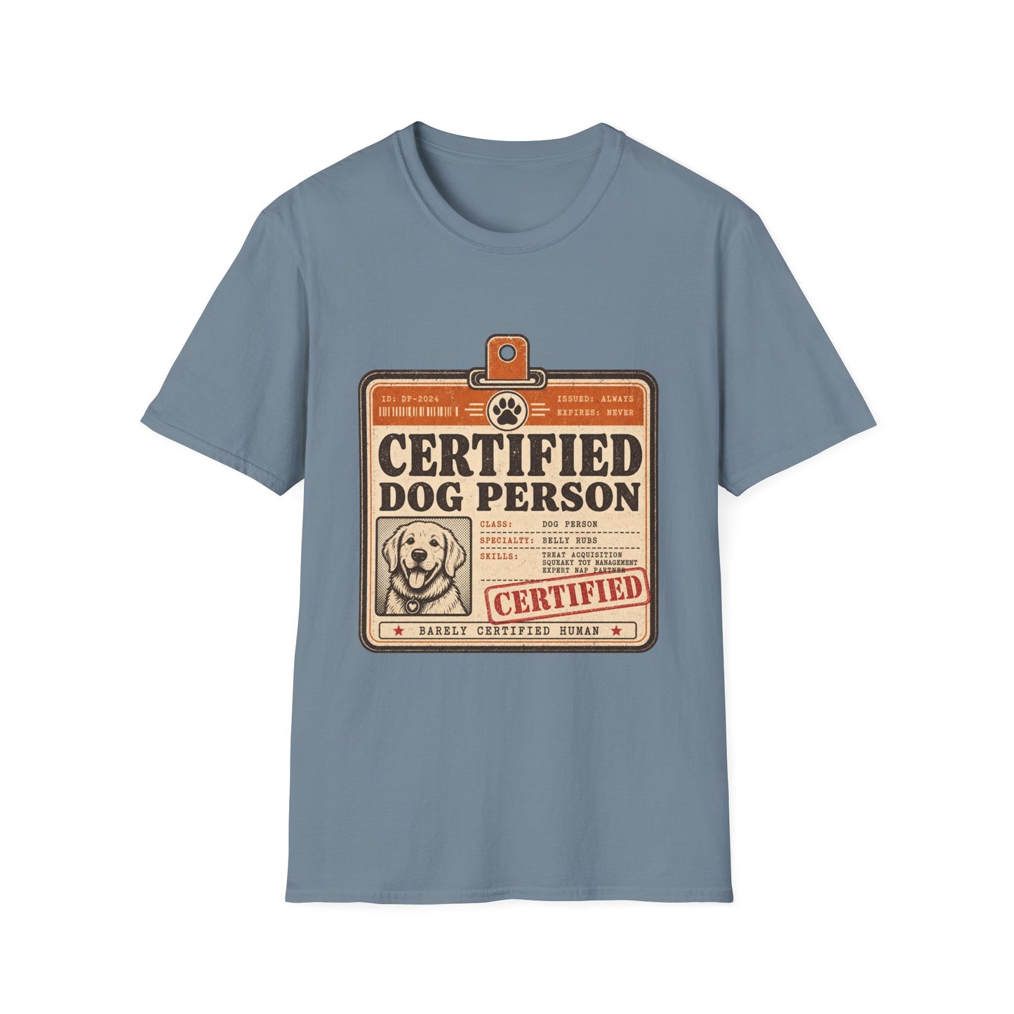 Certified Dog Person T-Shirt
