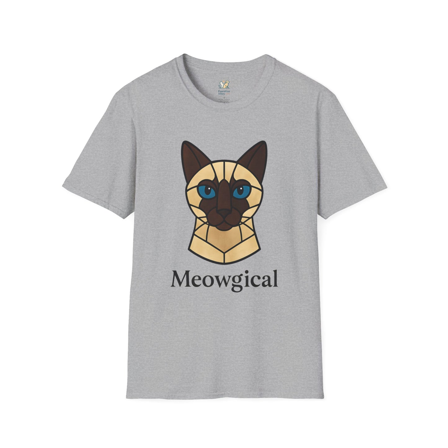 Meowgical Stained Glass Cat T-Shirt