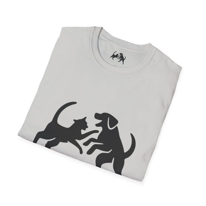 Cat and dog fight T-Shirt