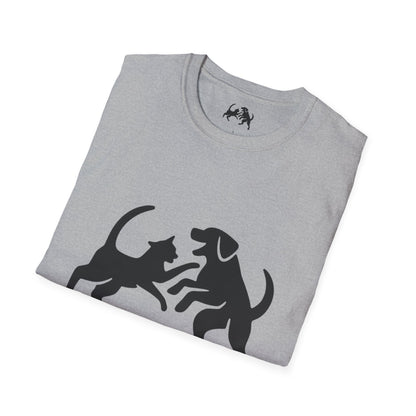 Cat and dog fight T-Shirt