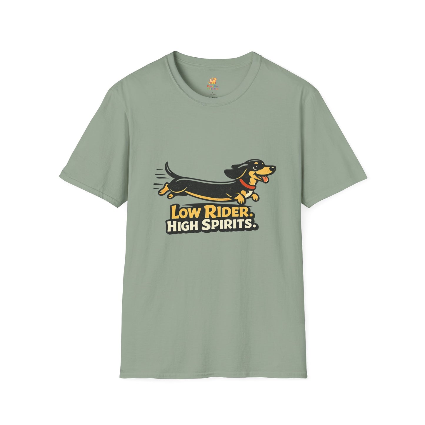 Low Rider High Spirits Dachshund T-Shirt
