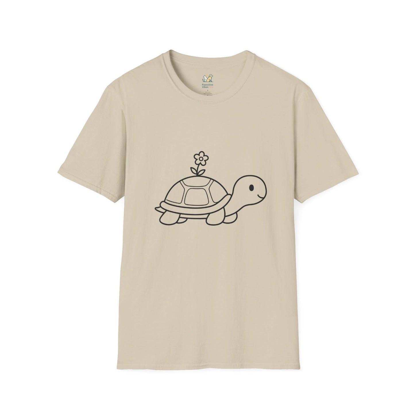 Turtle Line Art T-Shirt