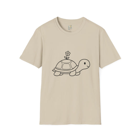 Turtle Line Art T-Shirt