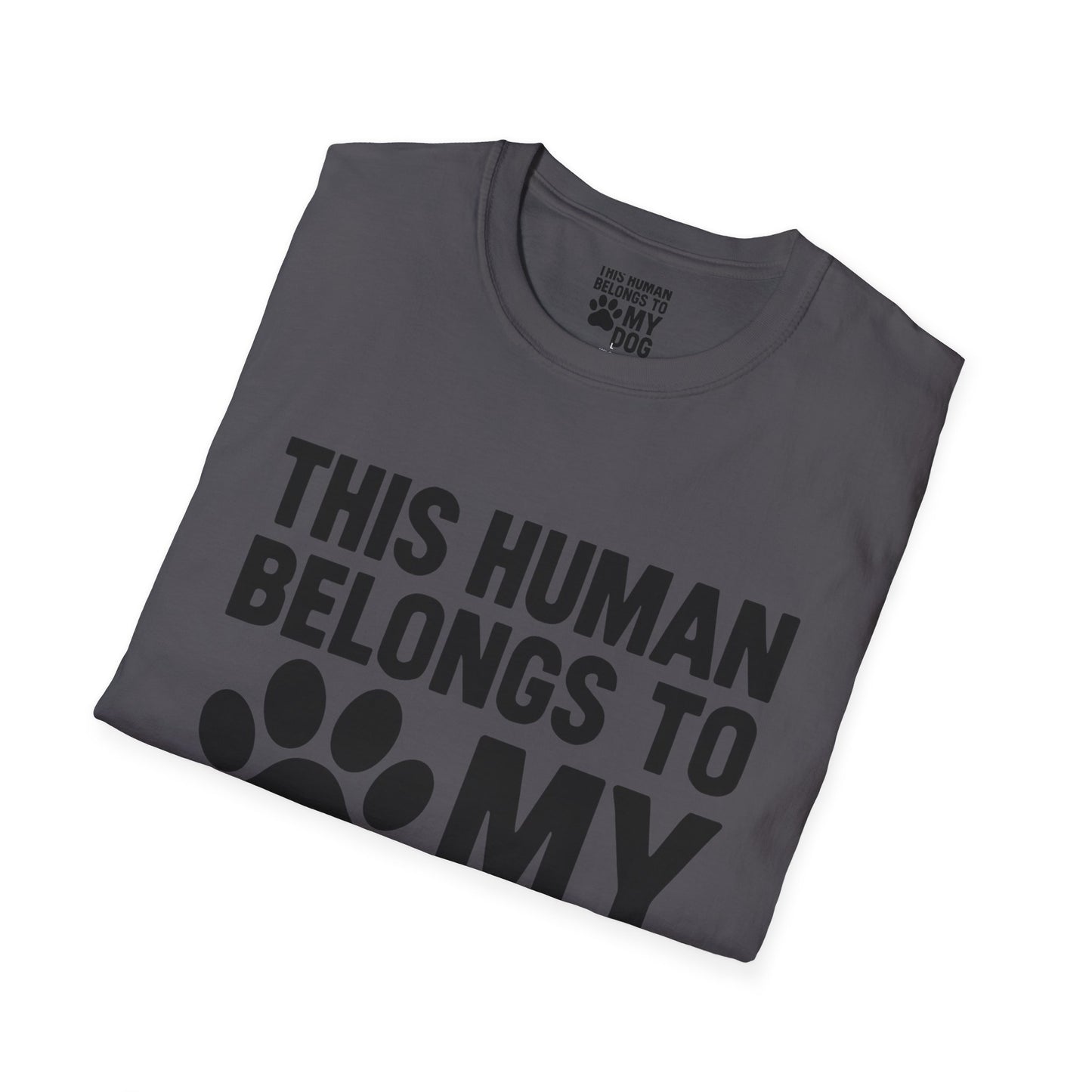 This Human Belongs to My Dog T-Shirt