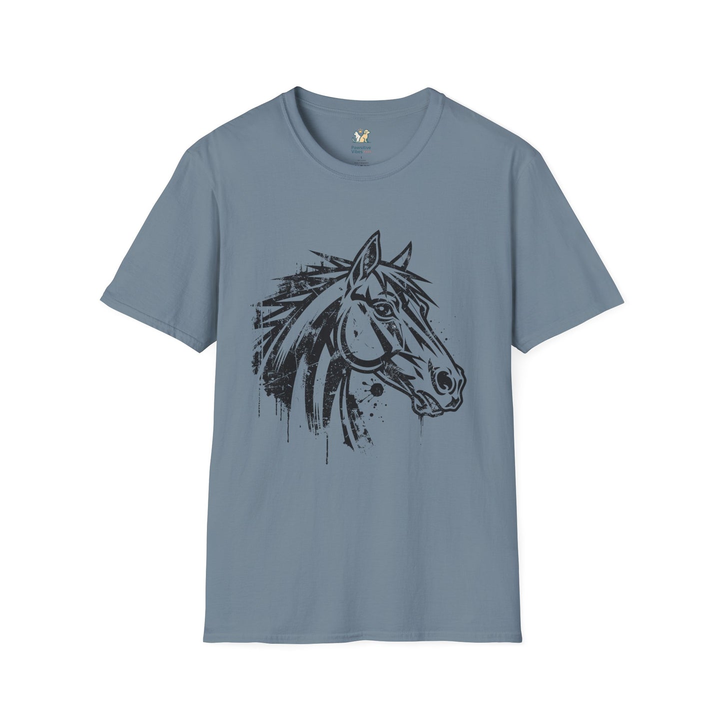 Grunge Horse Head T-Shirt