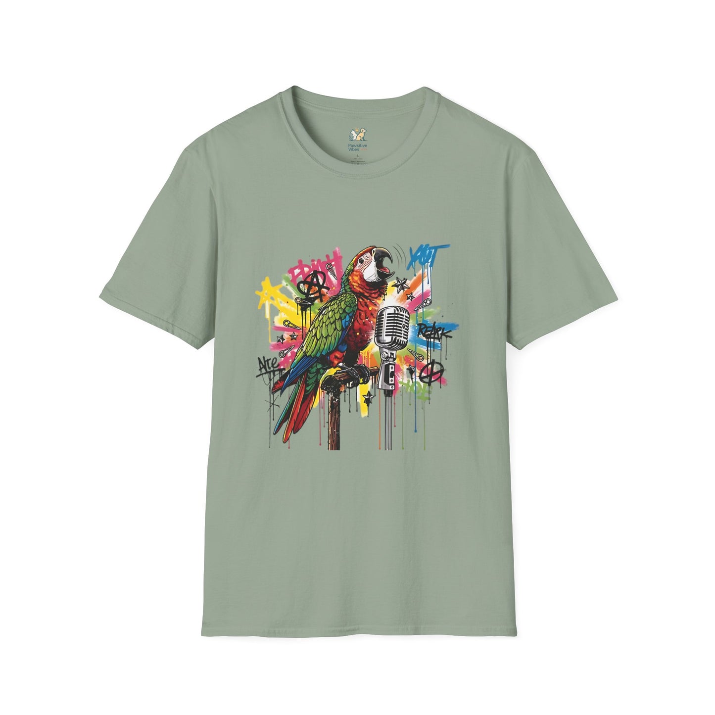 Punk Parrot Singing T-Shirt