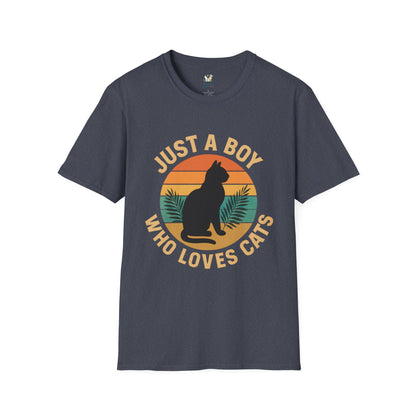 Boy Who Loves Cats T-Shirt