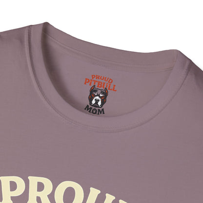 Proud Pitbull Mom T-Shirt