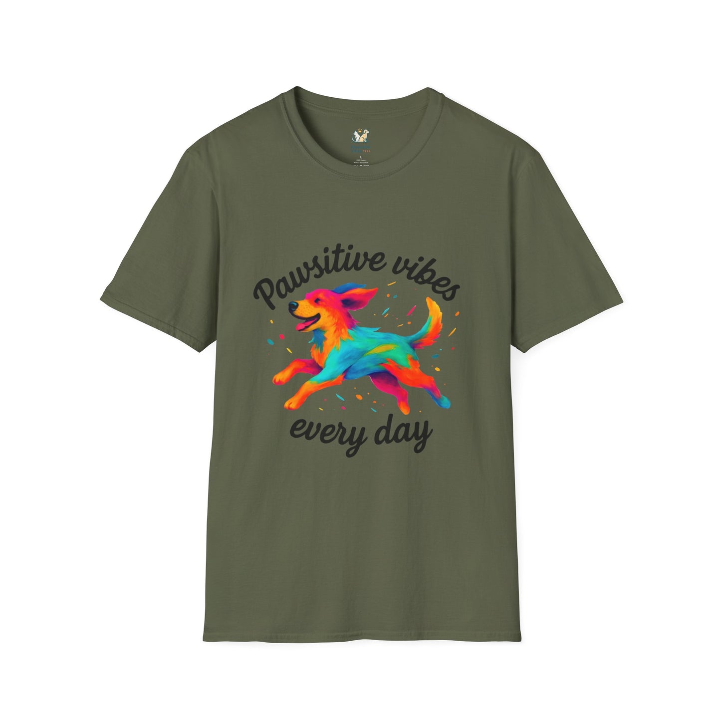 Colorful Running Dog T-Shirt