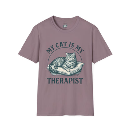 Cat Is My Therapist T-Shirt