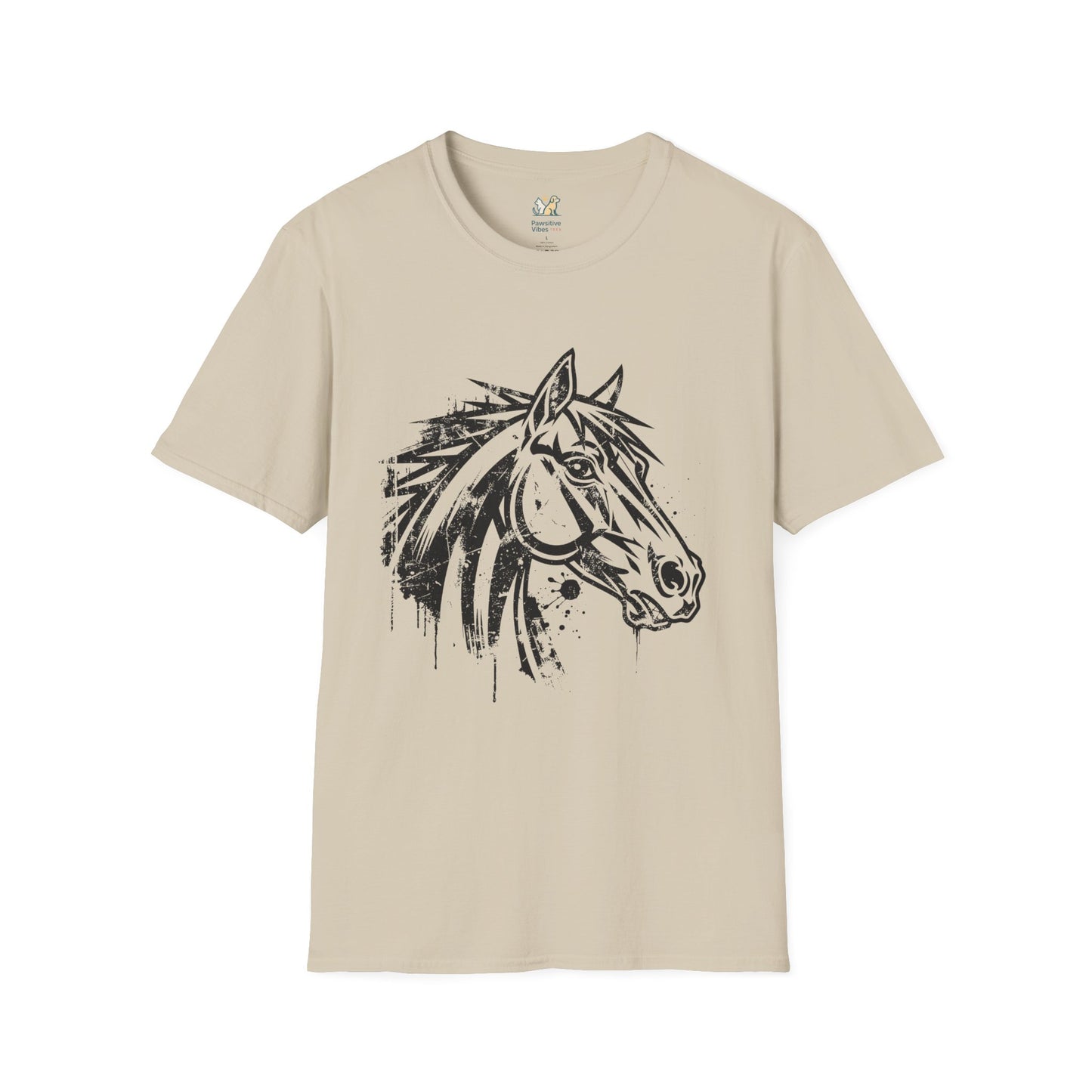 Grunge Horse Head T-Shirt