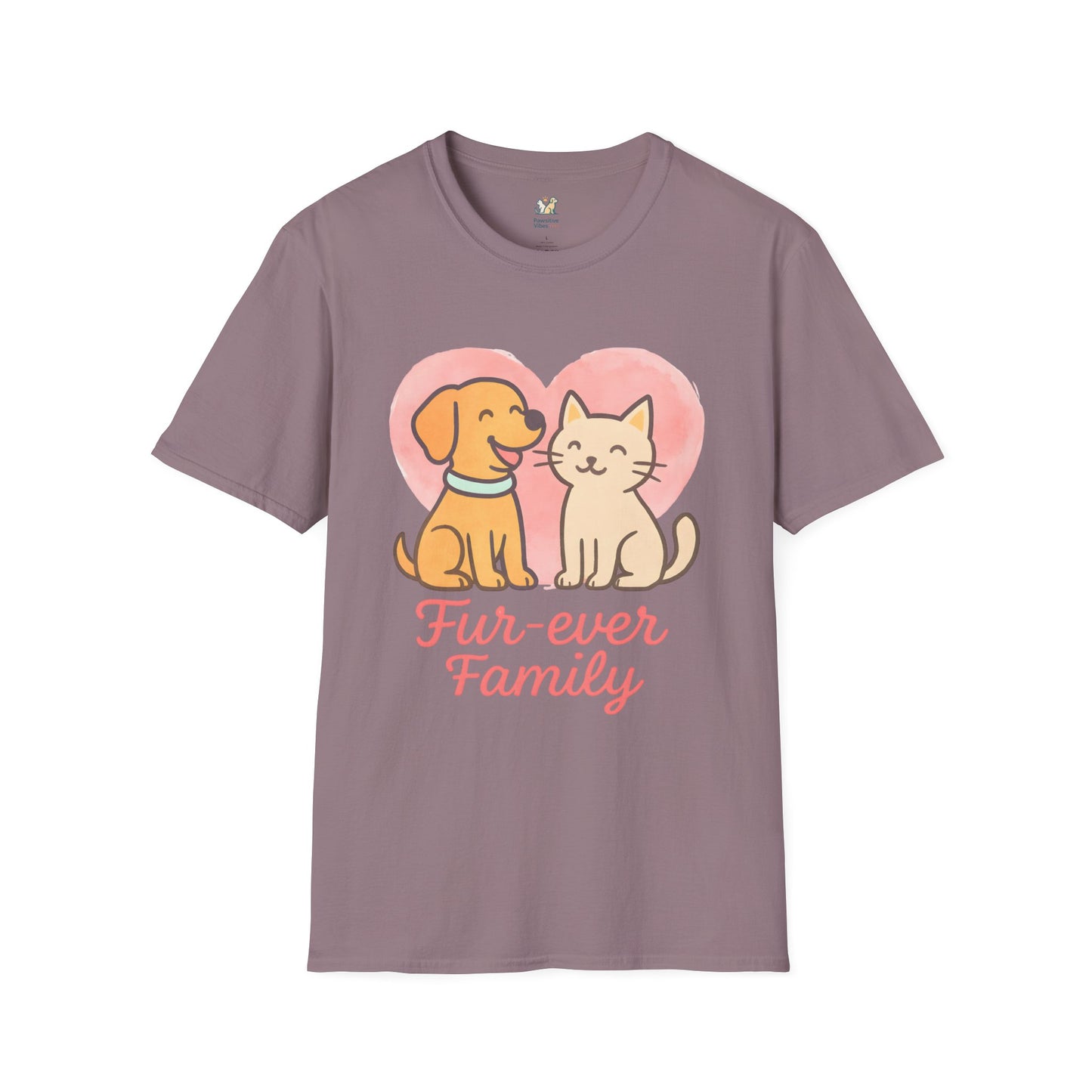 Dog and Cat Fur-ever Family T-Shirt