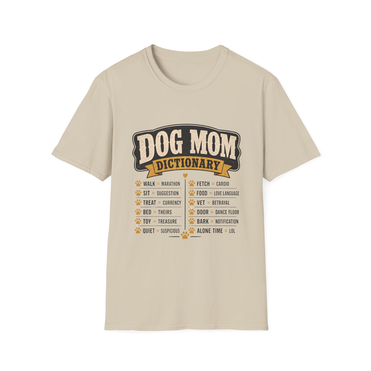 Dog Mom Dictionary T-Shirt