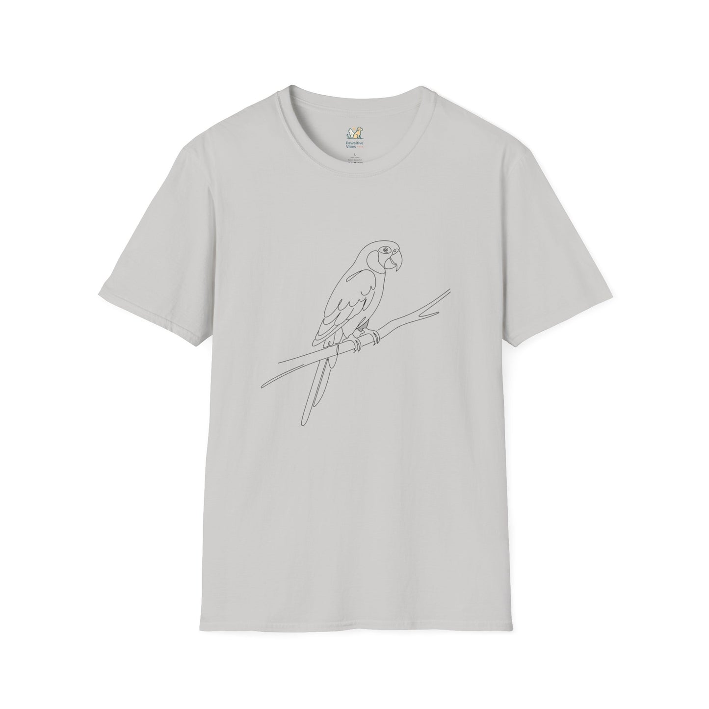 Parrot Line Art T-Shirt