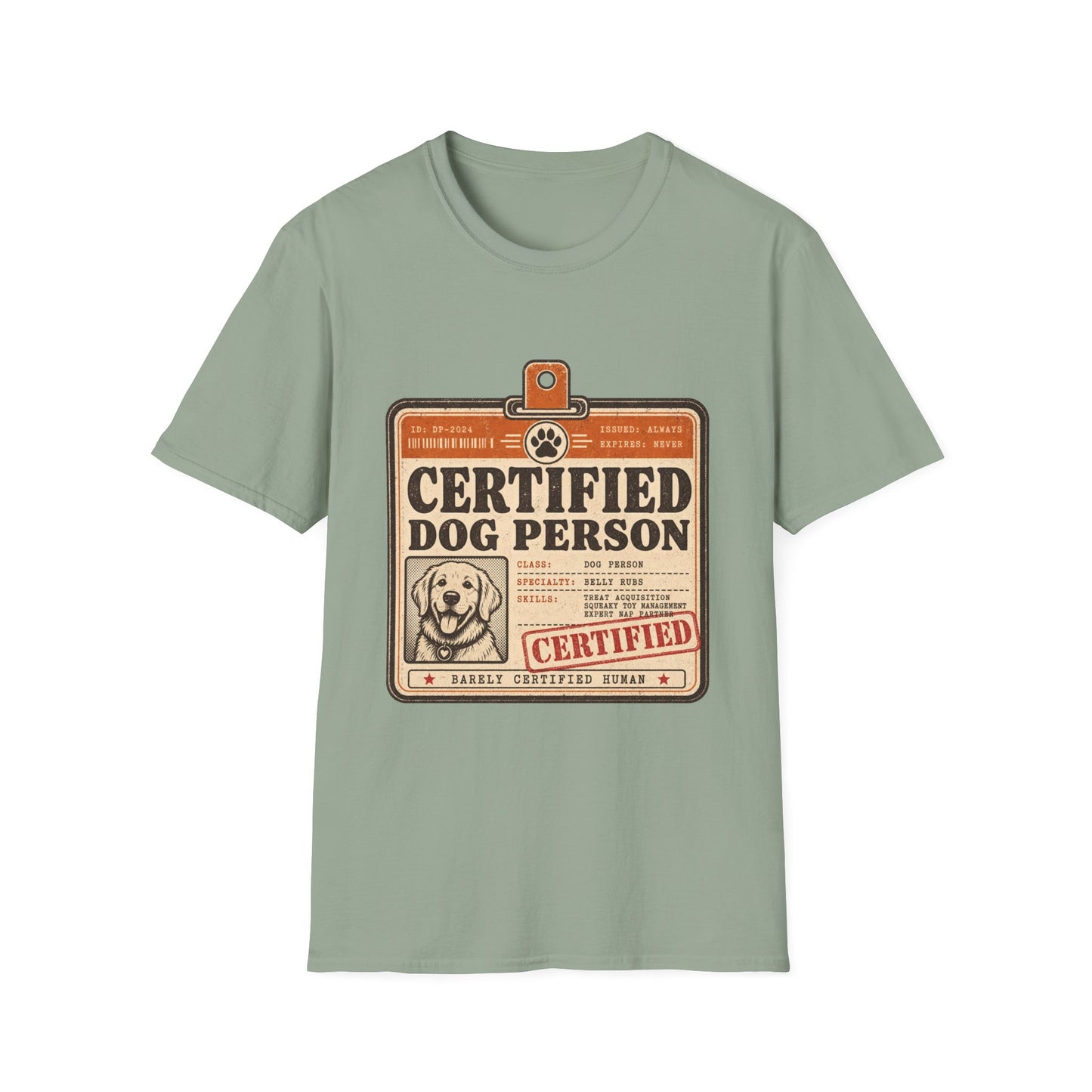 Certified Dog Person T-Shirt